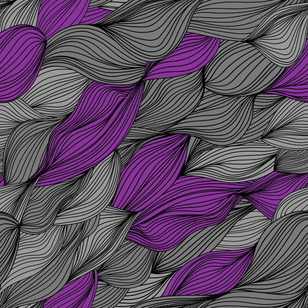 无缝彩色全手绘图案图片下载