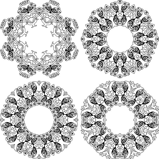 凯尔特装饰环图片下载