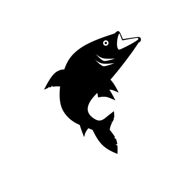 钓鱼矢量图标图片下载