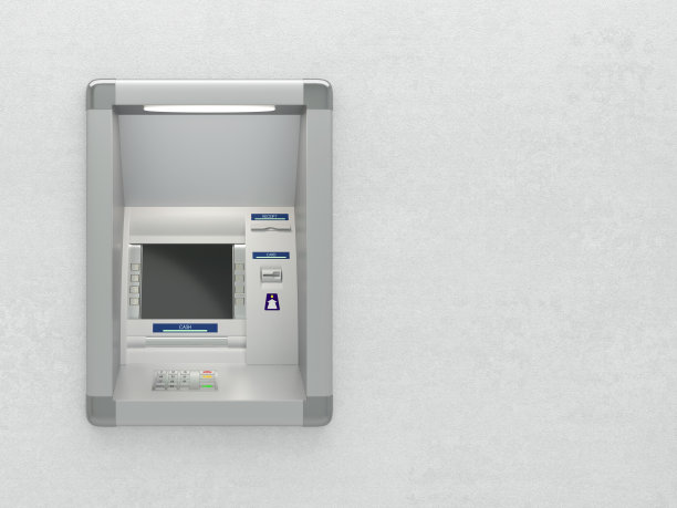 墙上的自动取款机图片下载