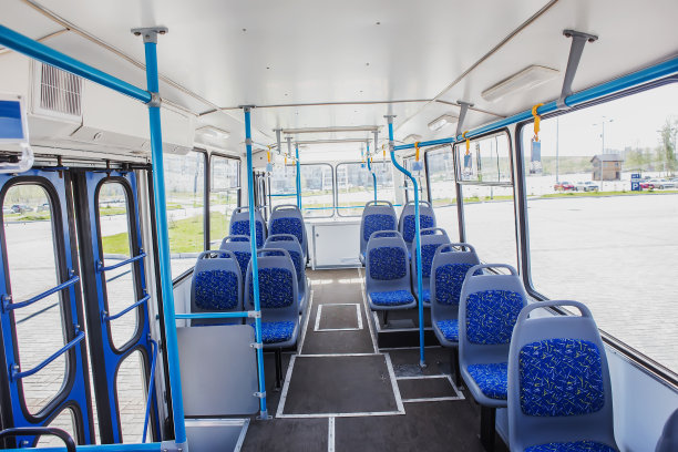 空总线的内部视图素材图片