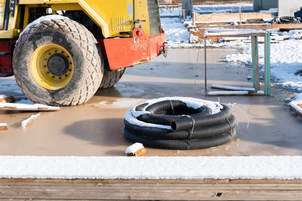 冬季建筑工地图片下载