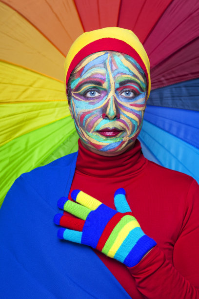 五光十色的女人图片下载