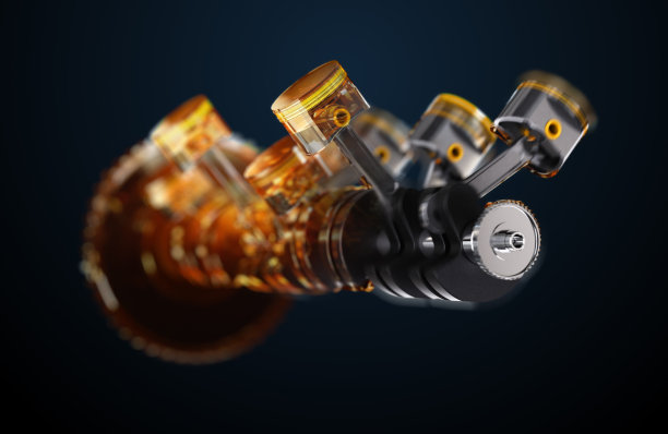 引擎的3d插图。图片下载