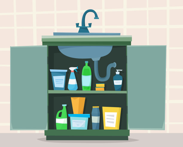 厨房的洗涤槽。图片下载