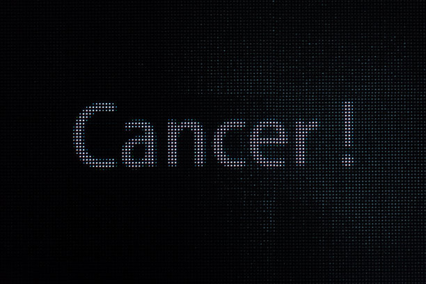 癌症信在LED大屏幕图片下载