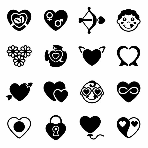 Vector Love图标集图片下载