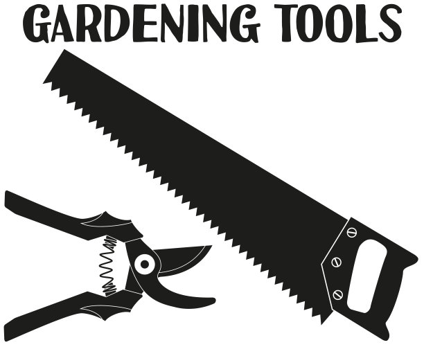 黑色和白色的树木修剪剪影集图片下载