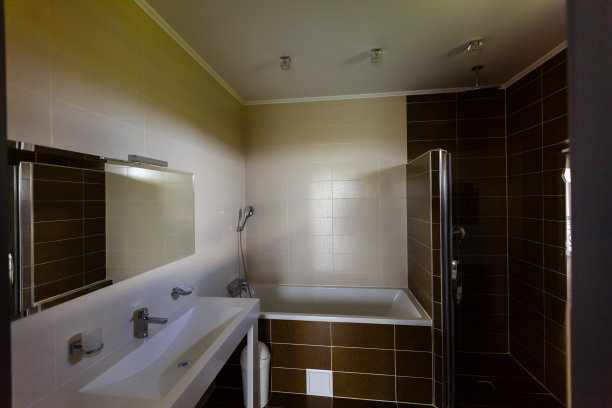 采购产品浴室室内建筑库存图像，客厅，餐厅，浴室，厨房，卧室，办公室，室内摄影照片。图片下载