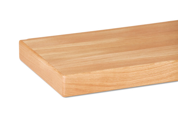 楼梯的木制楼梯，在白色的背景上图片下载