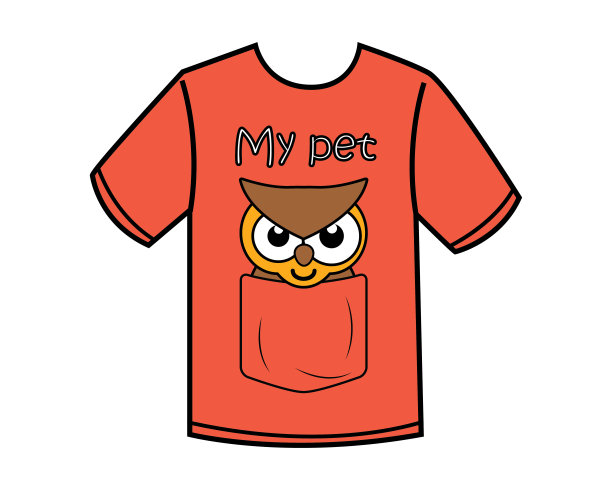 有趣的猫头鹰卡通设计插图图片下载