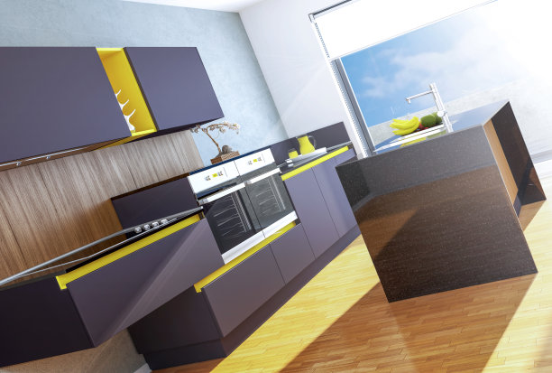 现代厨房图片下载