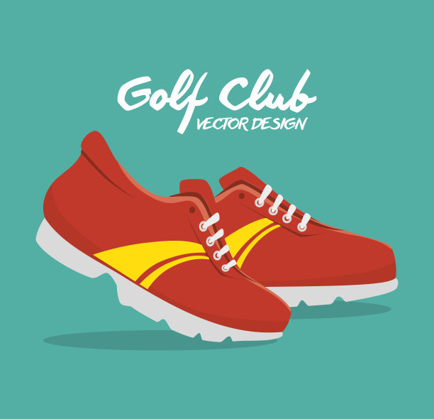 高尔夫俱乐部运动游戏图形素材图片