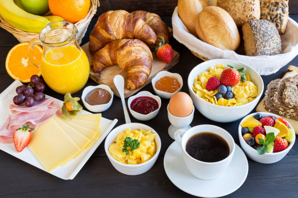 早餐桌上素材图片