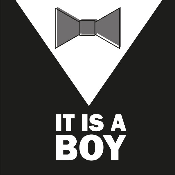 Gentelman。蝴蝶结-宝宝淋浴男孩-小男人邀请模板向量图片下载