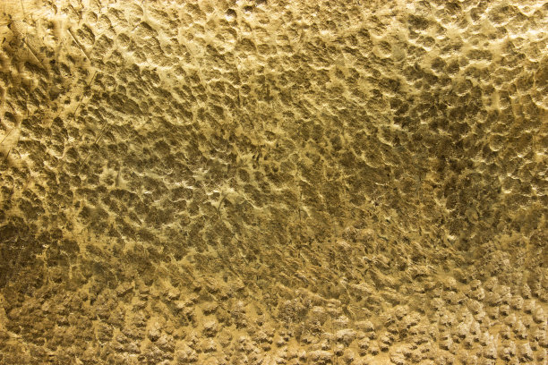 金箔，纹理金黄的金属，背景图片下载