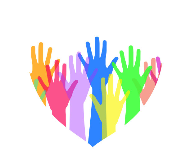 人与人之间的爱的概念。人与人之间沟通的概念图片下载