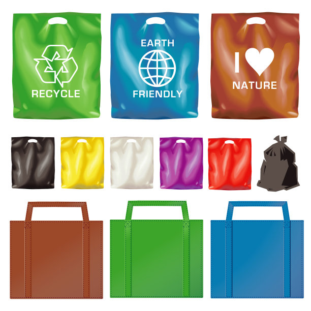 环保+塑料袋图片下载