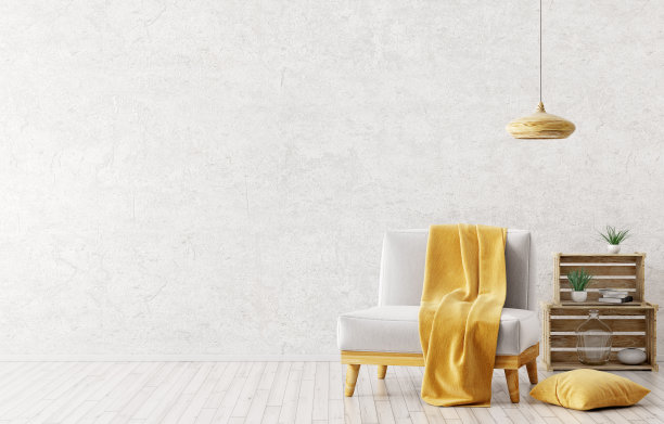 客厅室内扶手椅3d渲染图片下载