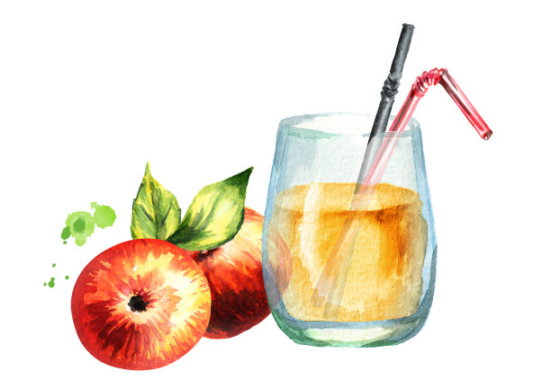 苹果插画素材ID：315503694