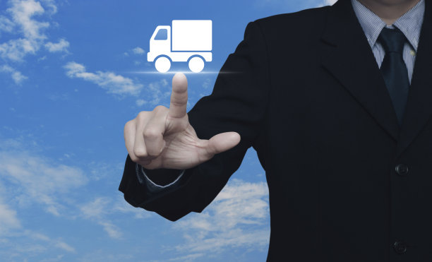 卡车送货服务概念图片下载