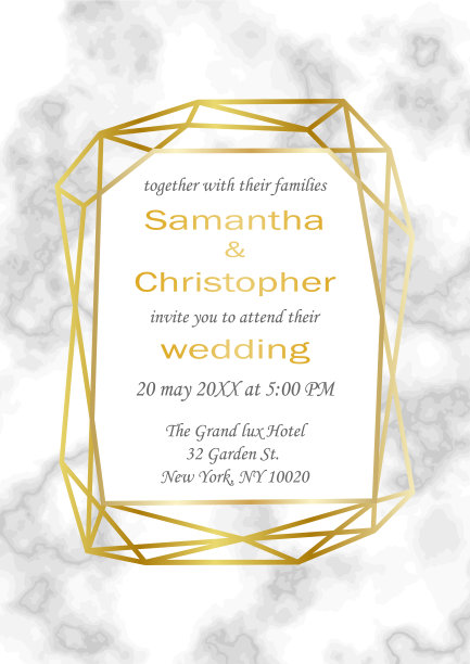 婚礼豪华Inviration图片下载