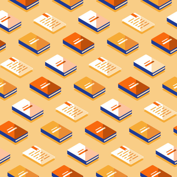 极简图案，创作背景与等距书籍，文学和诗歌图片下载