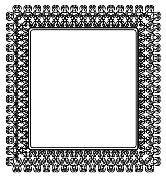 黑色的框架图片下载