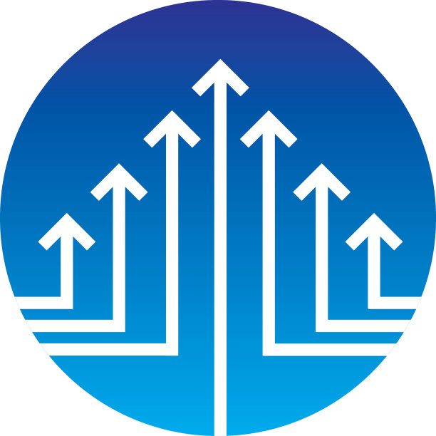 圆形白色箭头图标图片下载