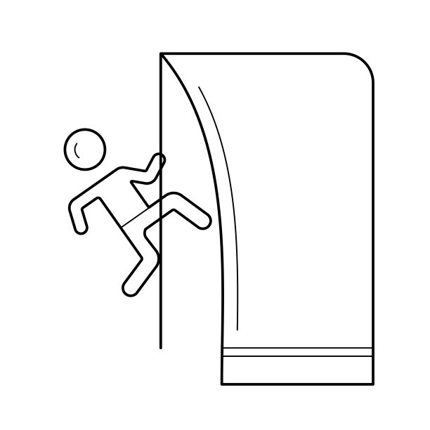 攀岩线图标图片下载