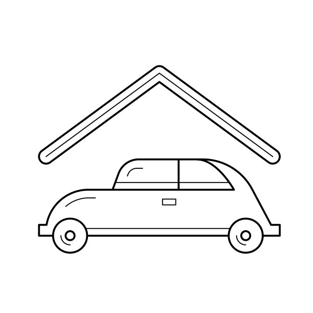 停车位线图标图片下载