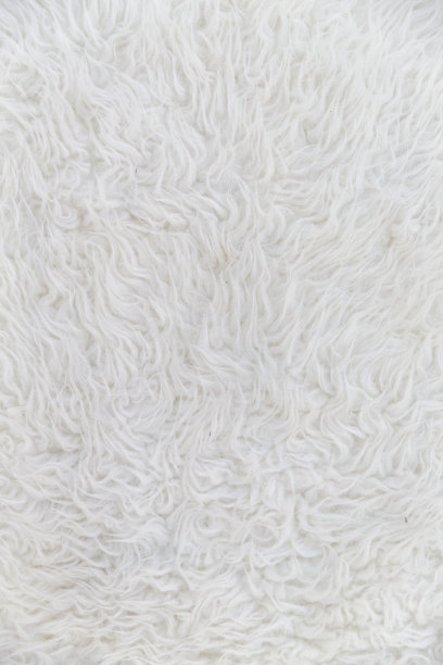 白色人造毛皮纹理为背景图片下载