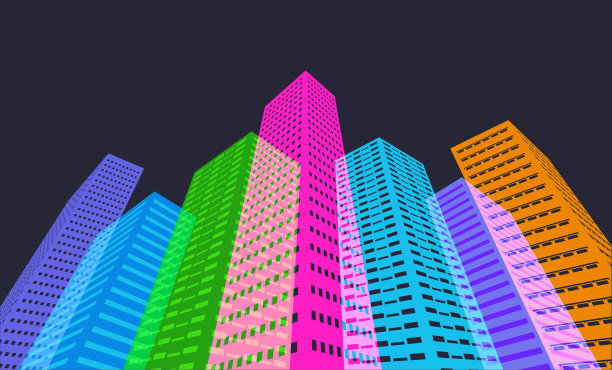 摘要城市建筑图片下载