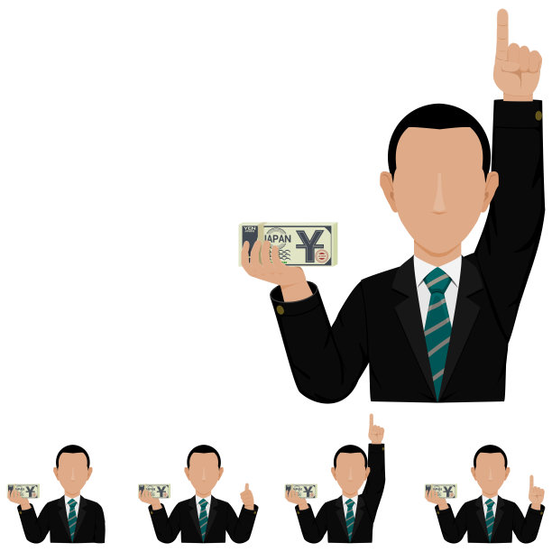 日元与投资者捆绑图片下载