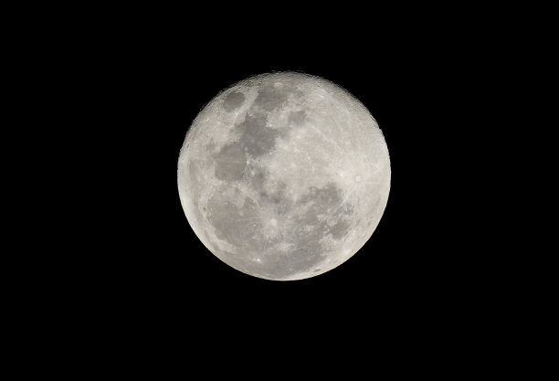 漂亮的灰色的月亮图片下载