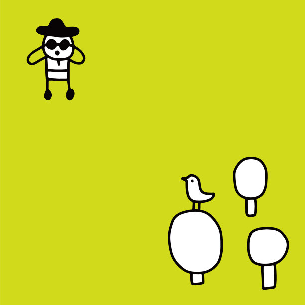 一个用双筒望远镜看鸟的人图片下载