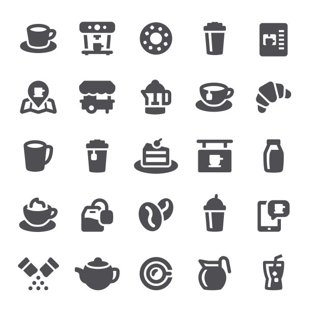 咖啡店的图标图片下载