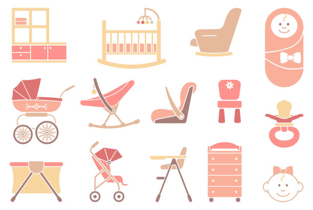 为女孩准备的家具和设备图片下载