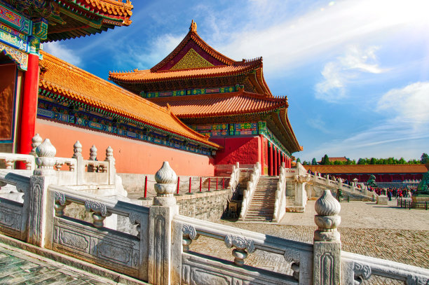 中国北京紫禁城——中国古代王朝。素材图片