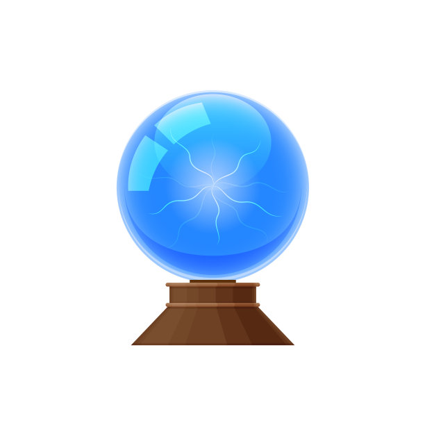 彩色魔法玻璃球，能量球，用于预测的等离子球图片下载