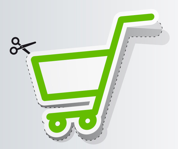 手推车形式的标签图片下载