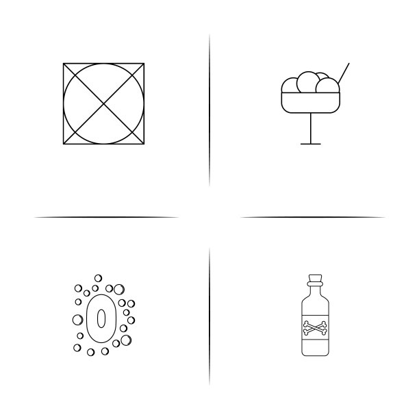 家用电器和设备简单的线性图标设置。概述了矢量图标图片下载