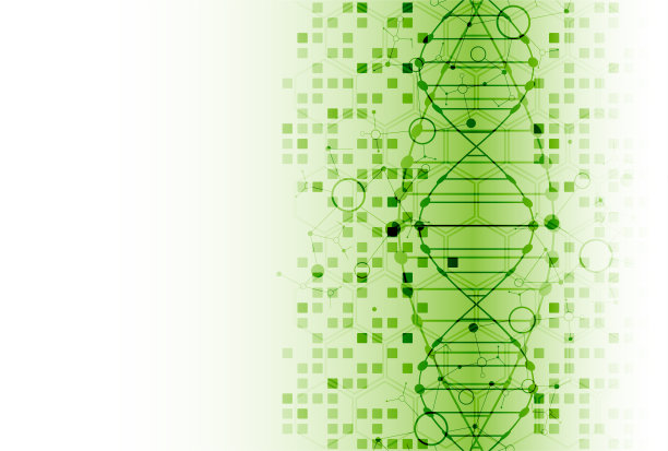 科学模板，DNA分子背景。图片下载