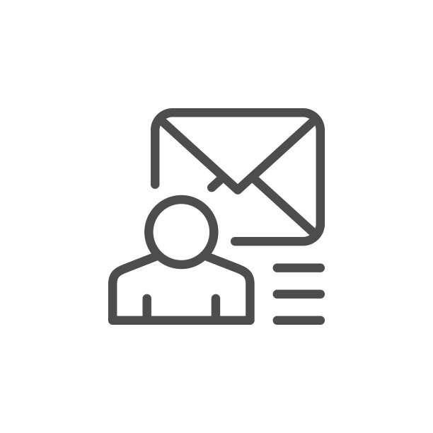 消息线条图标图片下载