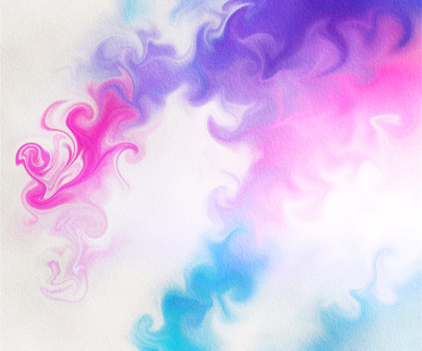 蓝、粉、白抽象派绘画图片下载