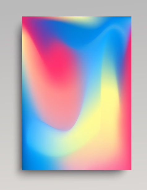 彩色渐变背景素材图片