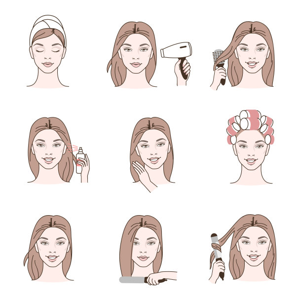 头发，图片下载