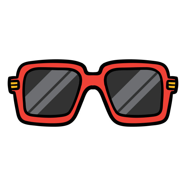 卡通酷的太阳镜图片下载