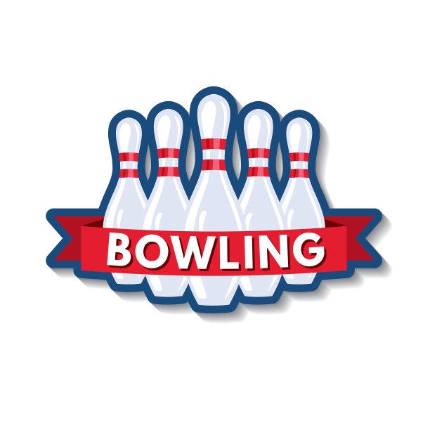 复古风格保龄球元素图片下载