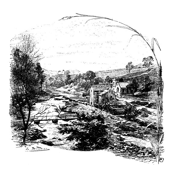 英格兰、苏格兰和爱尔兰的古董插图:米勒的戴尔图片下载